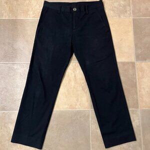 Vintage Cotton Versace Men's Black Trousers